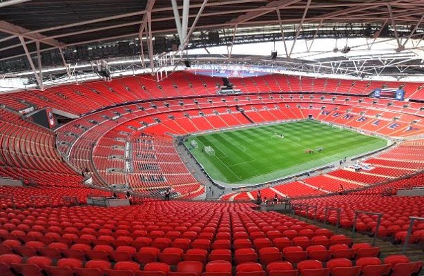 Estádio de Wembley em Londres na Inglaterra