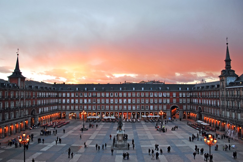Praça Plaza Mayor em Madri | Espanha