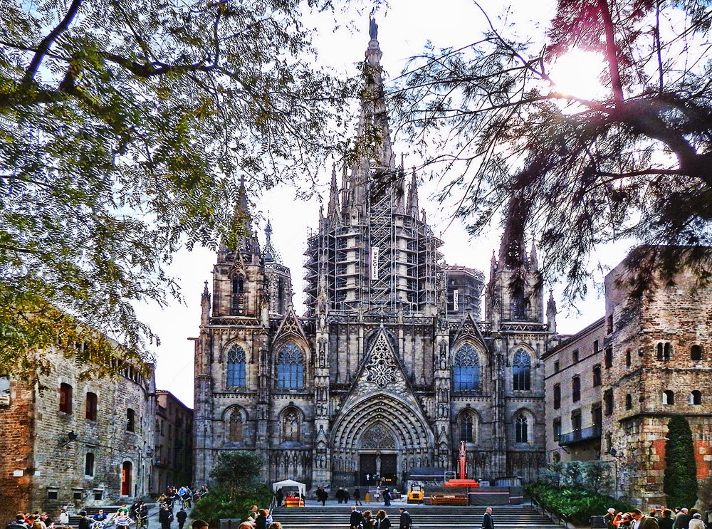 Catedral de Barcelona na Espanha