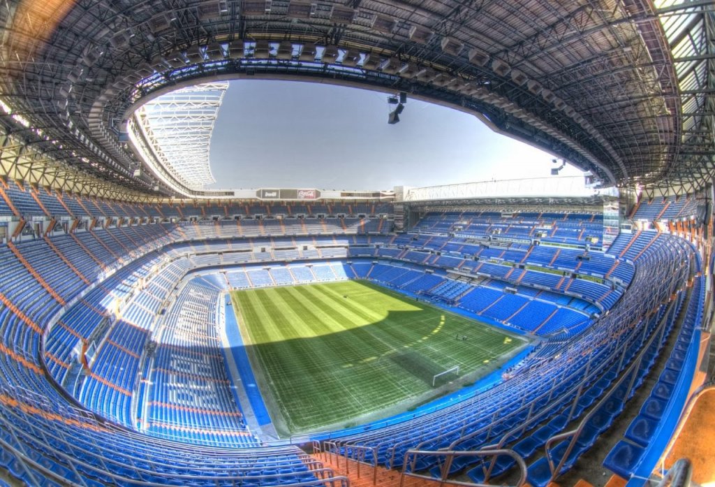 Estádio Santiago Bernabéu em Madri