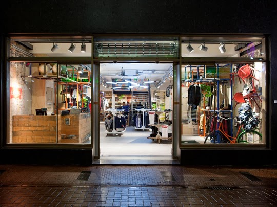 Loja de roupa no bairro Jordan em Amsterdam