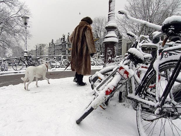 Inverno em Amsterdam