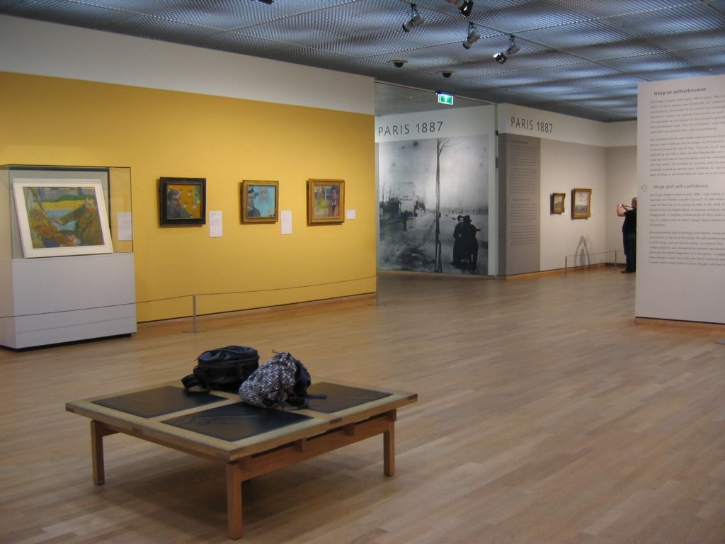 Obras expostas no Museu Van Gogh em Amsterdam