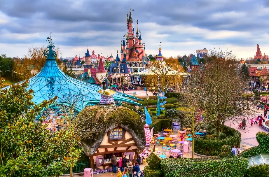 Fantasyland na Disneyland Paris na França