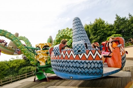 Brinquedo do Parque de diversões Walibi Holland na Holanda