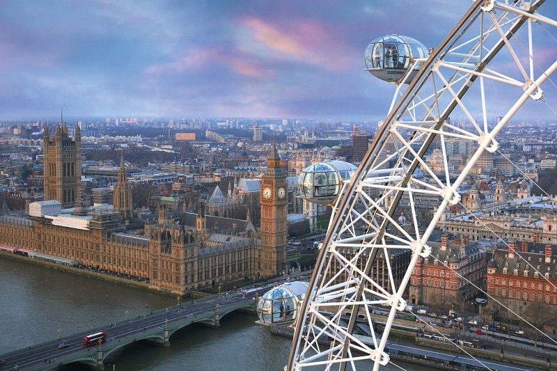 Roda gigante London Eye em Londres | Inglaterra
