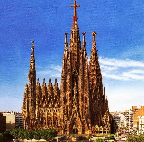 Templo Expiatório da Sagrada Família em Barcelona