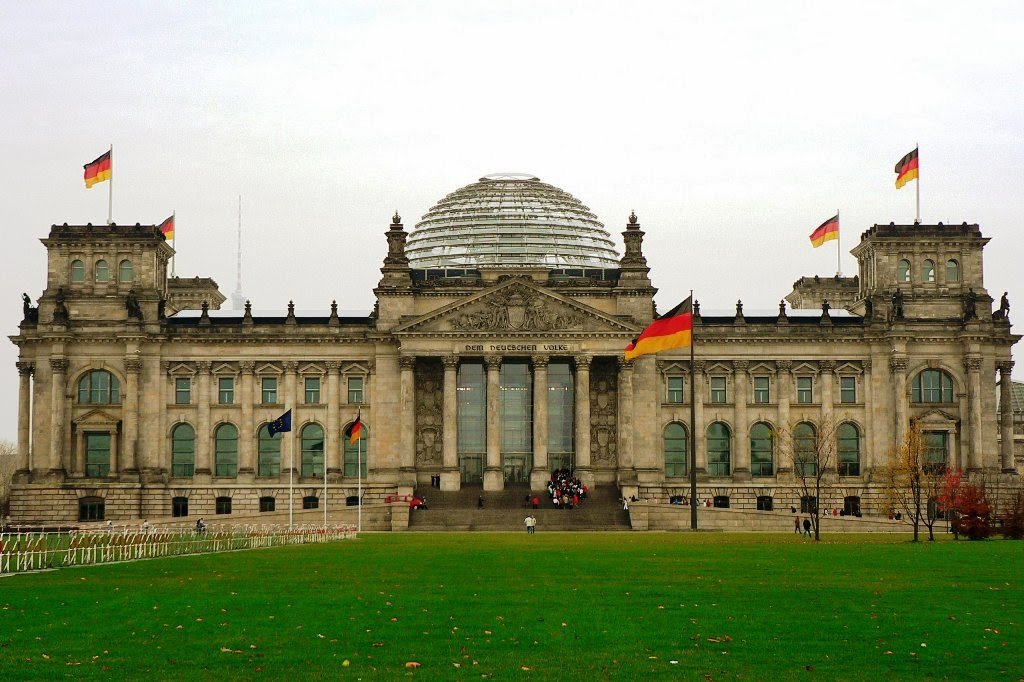 Prédio Reichstag em Berlim na Alemanha