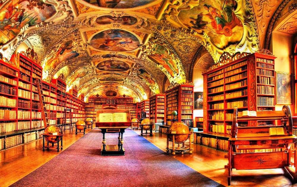 Biblioteca do Monastério Strahov em Praga 