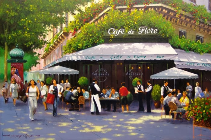 Cafe de Flore em Paris