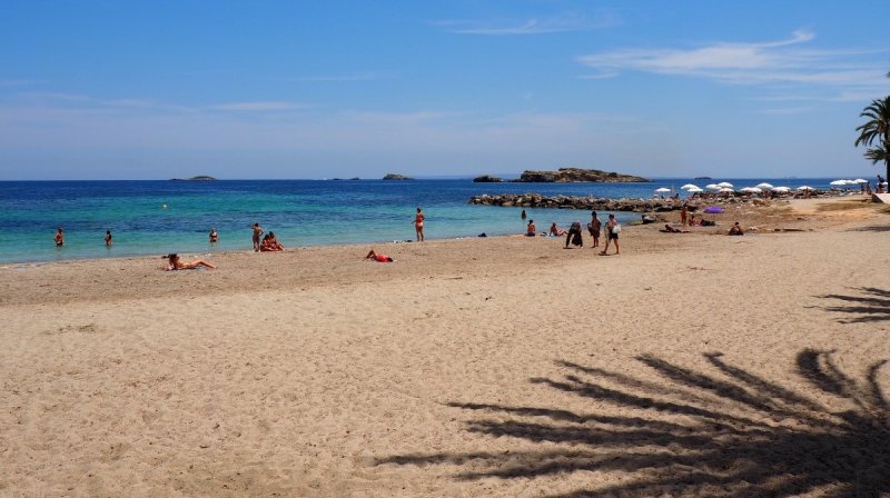 Praia de Figueretas em Ibiza | Espanha