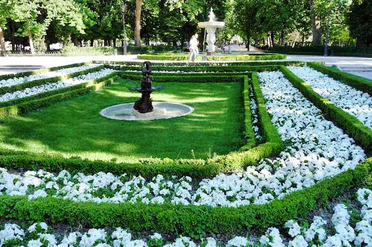 Jardins do Retiro de Madrid no Parque del Retiro