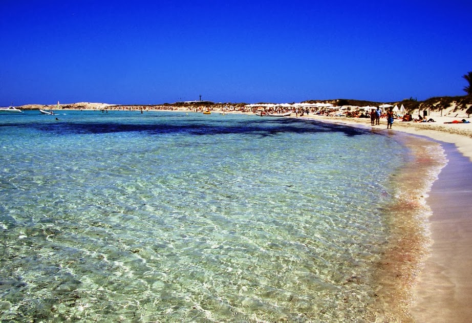 Praia de Figueretas em Ibiza