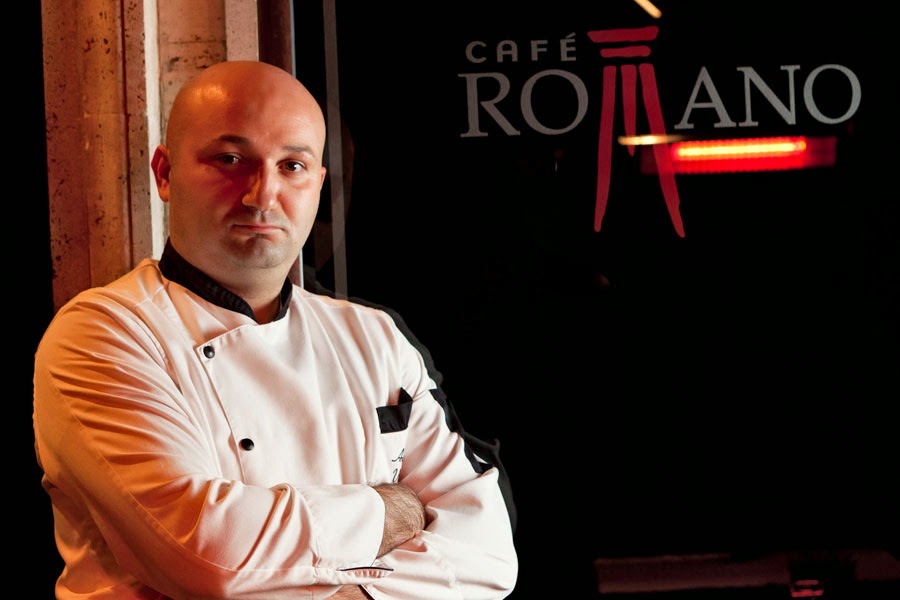Chef Antonio Vitale do Café Romano