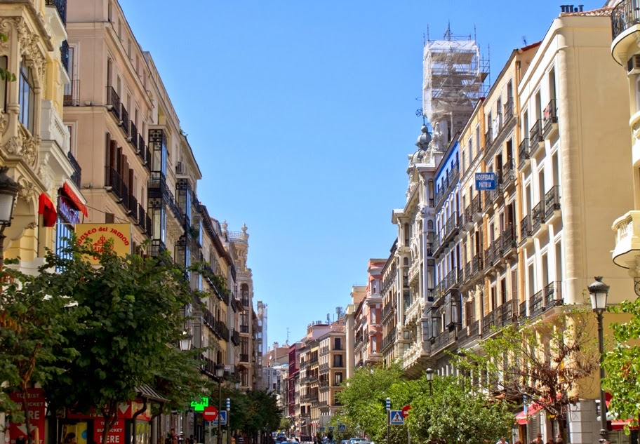 Rua Calle Mayor em Madri