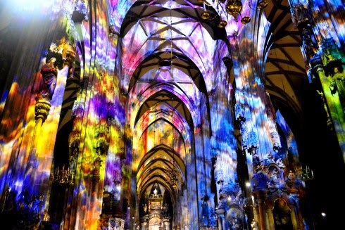 Interior da Catedral de Santo Estevão em Viena