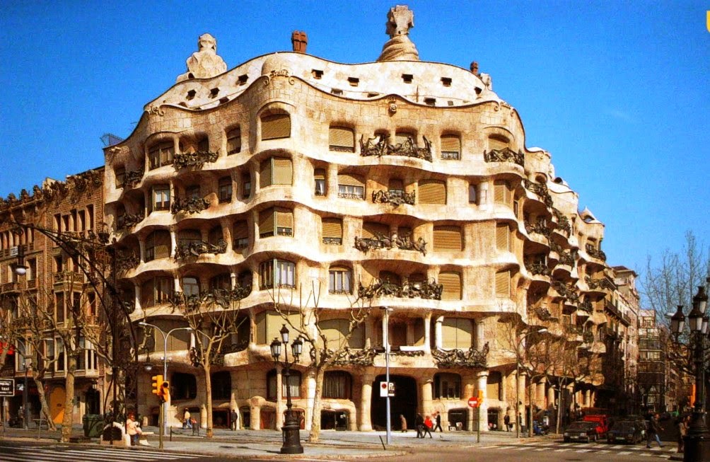 Prédio La Pedrera Casa Mila em Barcelona