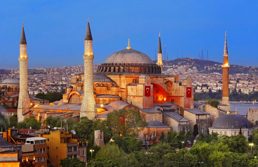 Mesquita Hagia Sofia em Istambul na Turquia