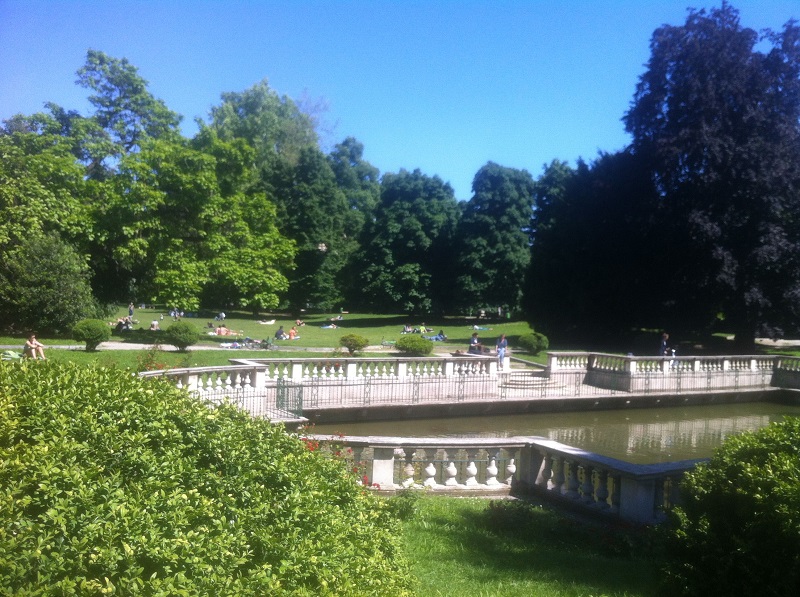 Jardim Giardini della Guastalla em Milão – Itália