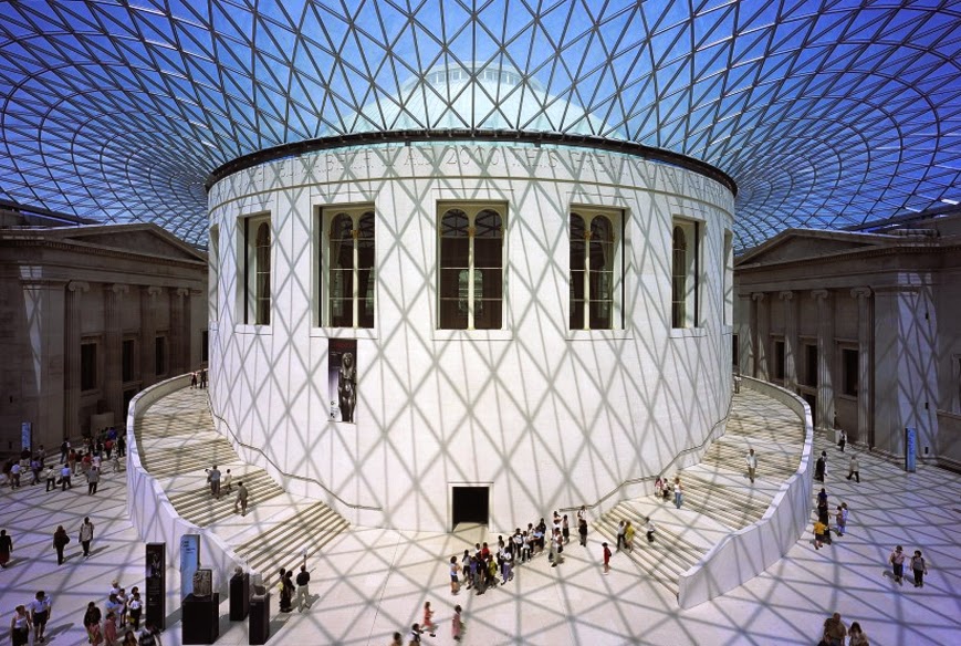 Interior do Museu Britânico de Londres