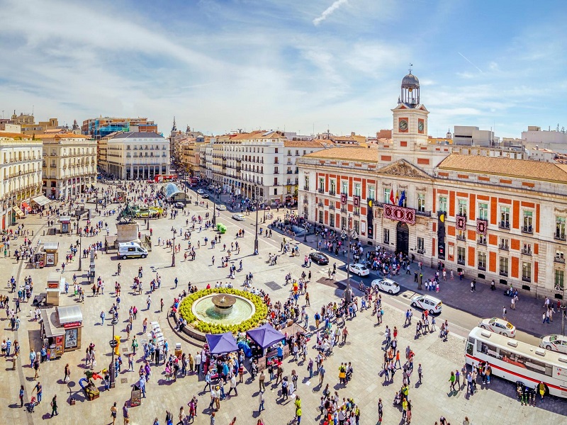 Praça Puerta del Sol em Madri | Espanha