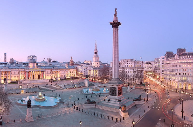 Praça Trafalgar Square em Londres | Inglaterra