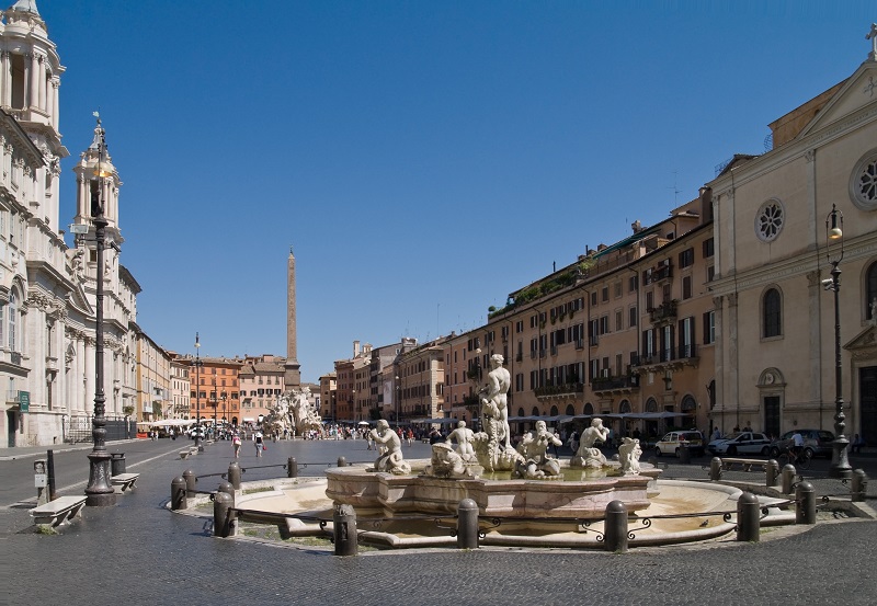 Praça Navona em Roma