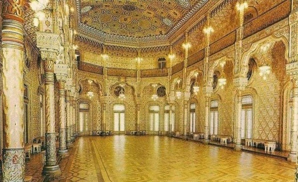 Interior do Palácio da Bolsa em Porto