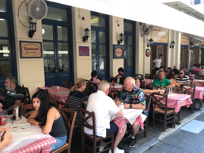 Restaurante Thanasis Souvlaki em Atenas | Grécia