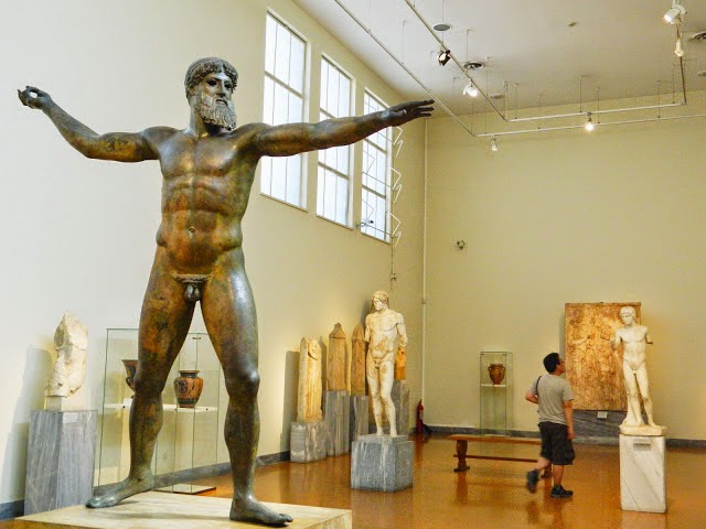 Obra exposta no Museu Arqueológico Nacional de Atenas