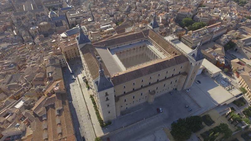 Alcázar de Toledo visto de cima