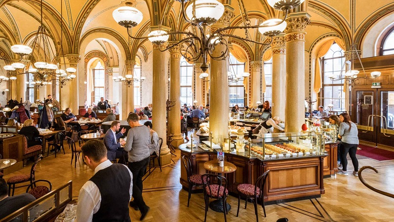 Café Central em Viena