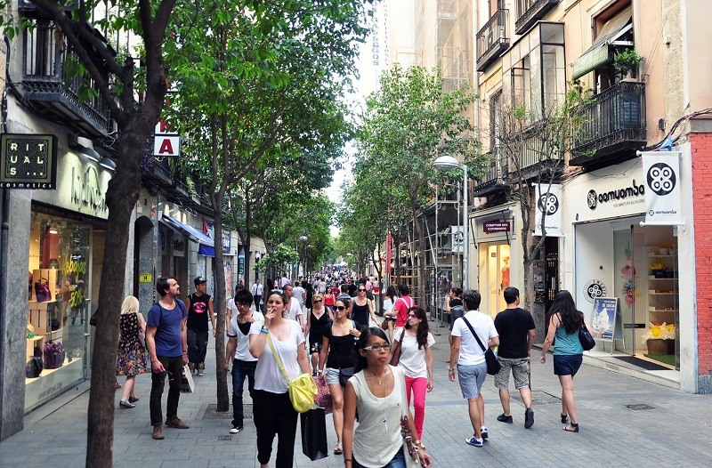 Calle de Fuencarral em Madri | Espanha