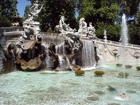 Fonte do Parco del Valentino em Turim