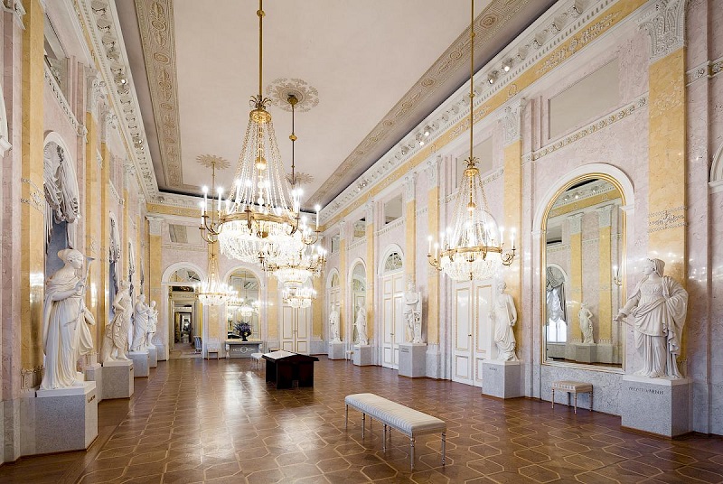 Interior do Museu Albertina em Viena