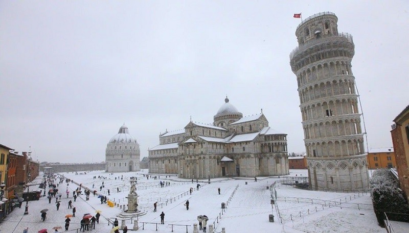 Pisa no inverno