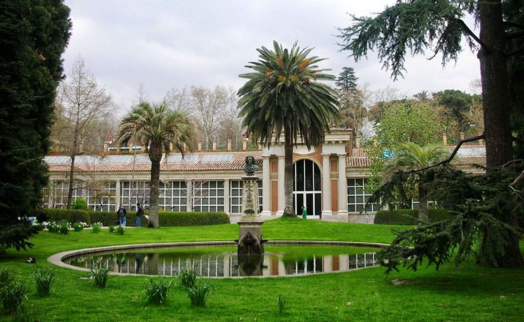 Lago no Real Jardín Botánico em Madri