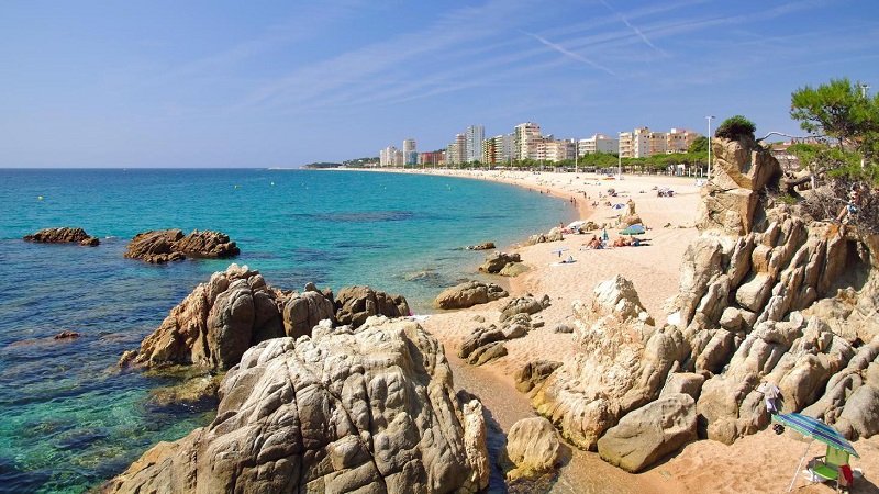 Praia Platja D’Aro próxima a Barcelona | Espanha