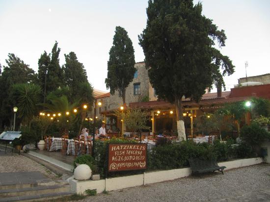 Restaurante Hatzikelis na ilha de Rodes
