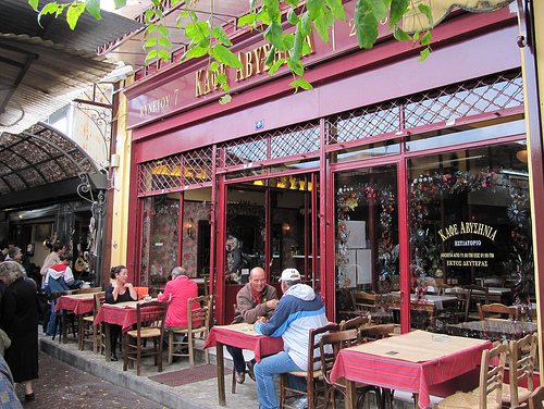 Café Avyssinia em Atenas