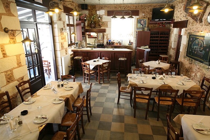 Restaurante Alekos na ilha de Creta