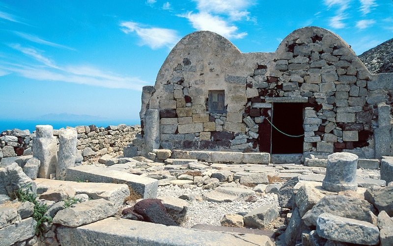 Antiga Thira em Santorini