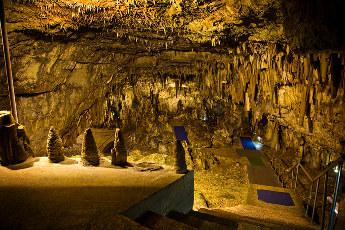 Caverna Drogarati na ilha de Cefalônia