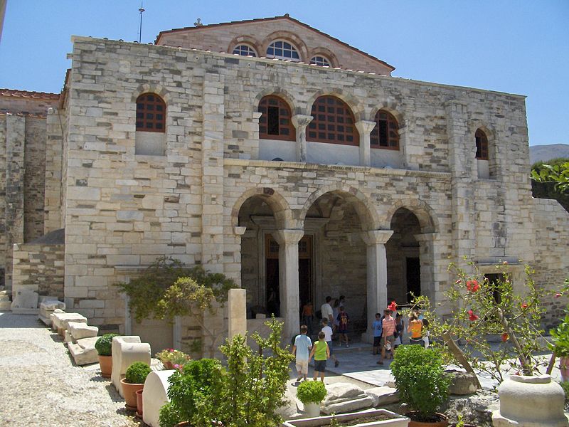 Igreja Panagia Ekatontapiliani na ilha de Paros