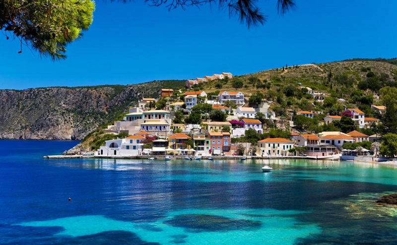 Ilha de Cefalônia na Grécia
