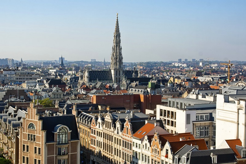 Vista da cidade de Bruxelas