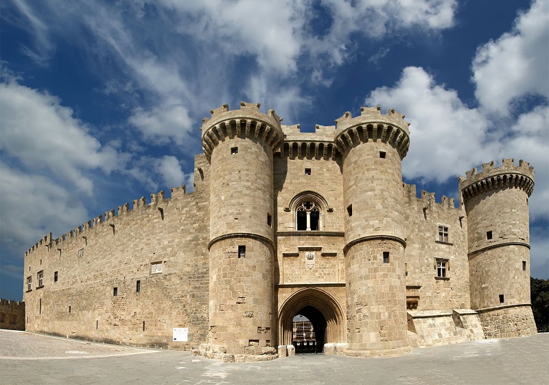 Palácio do Grão Mestre dos Cavaleiros na ilha de Rodes