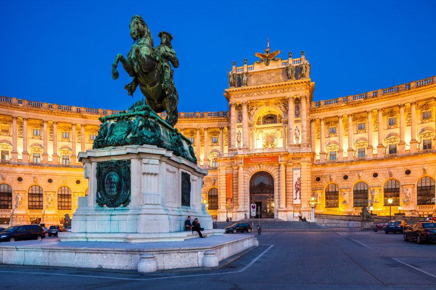 Palácio Hofburg em Viena