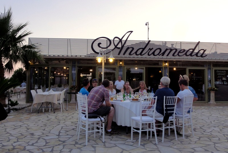 Restaurante Andromeda na ilha de Cefalônia