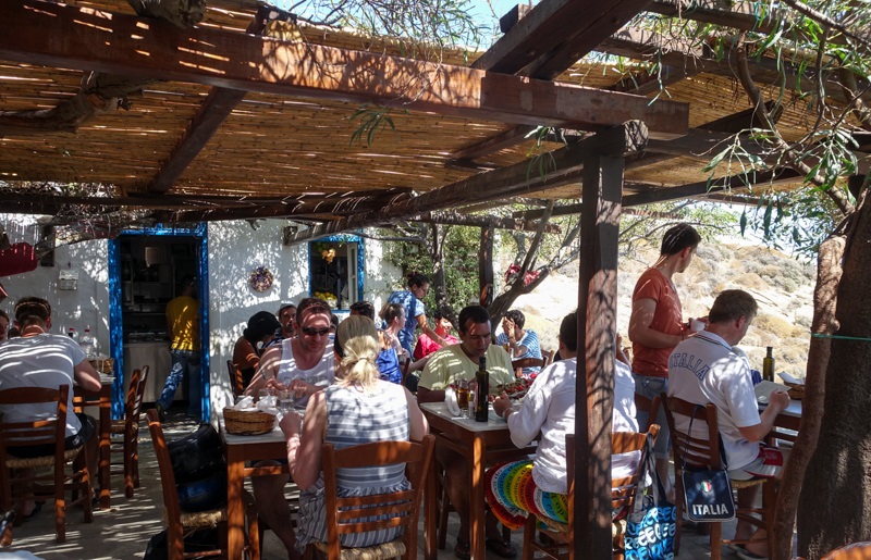Restaurante Kikis na ilha de Mykonos